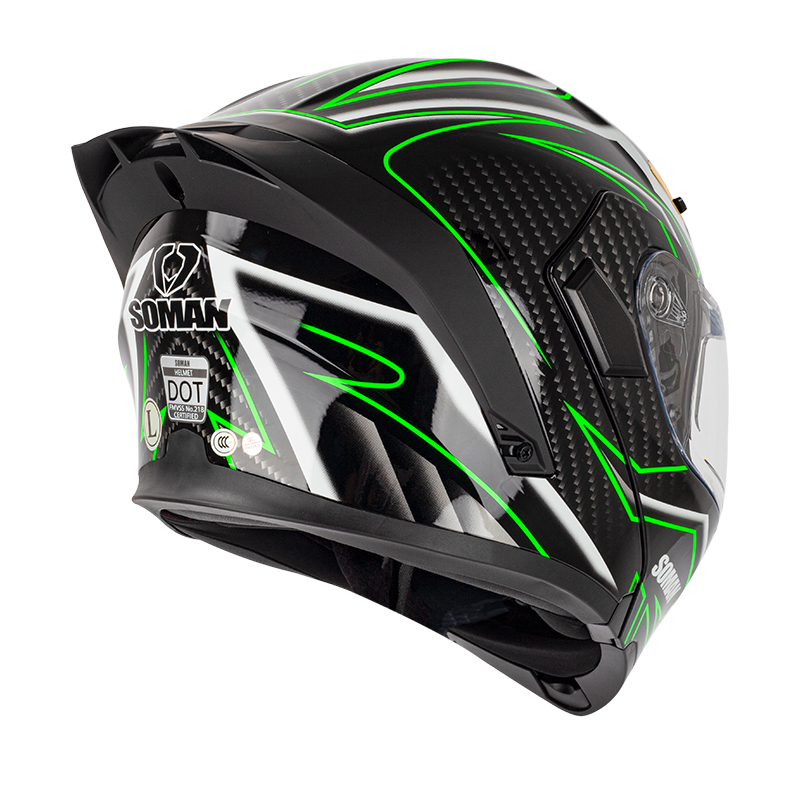 システムヘルメット バイクヘルメット フルフェイスヘルメット オープンフェイスヘルメット SOMAN-955 色：G サイズ:XXL_画像5