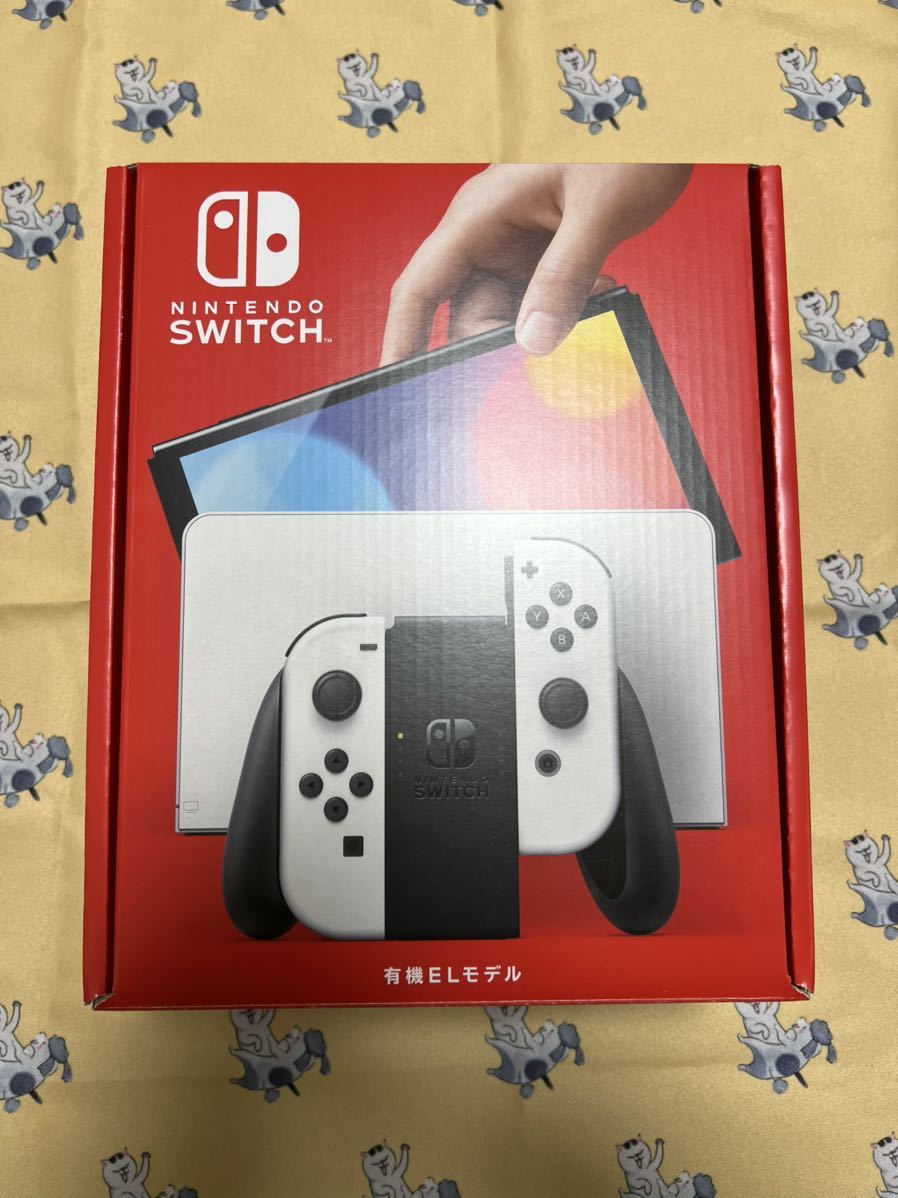 ほぼ新品】Nintendo Switch 任天堂スイッチ本体 有機ELモデル ホワイト