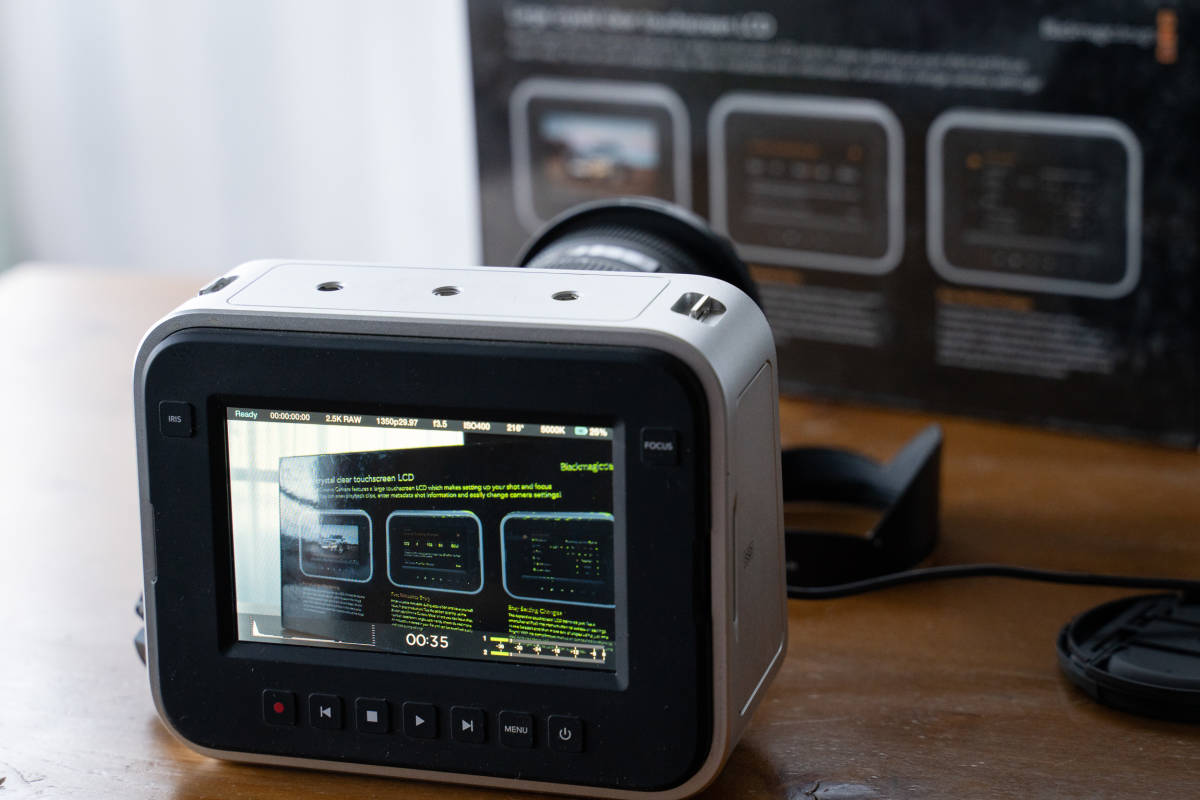 BMCC 2.5K Blackmagic Design Cinema Camera EFマウント BMCC 2.5K Blackmagic Design Cinema Camera EFマウント