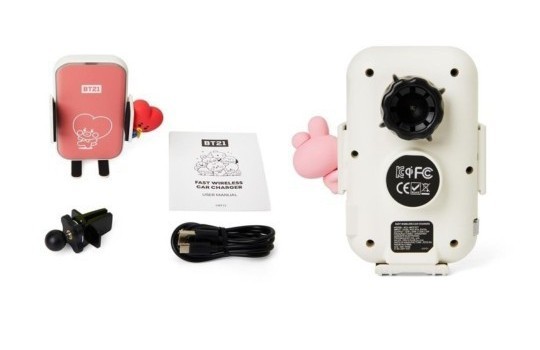 公式 BTS BT21【RJ】NEW ワイヤレス充電器 車 チャージャー 急速 公式 BTS BT21【RJ】NEW ワイヤレス充電器 車 チャージャー 急速