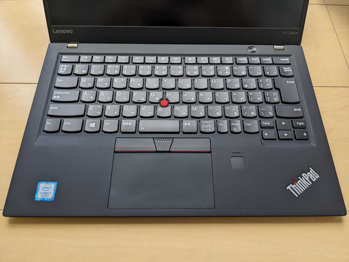 Lenovo ThinkPad X1 Carbon 5th Gen (Windows 10/i7 7500U/メモリ 8GB/SSD 256GB/14.0型 FHD IPS液晶)_画像4