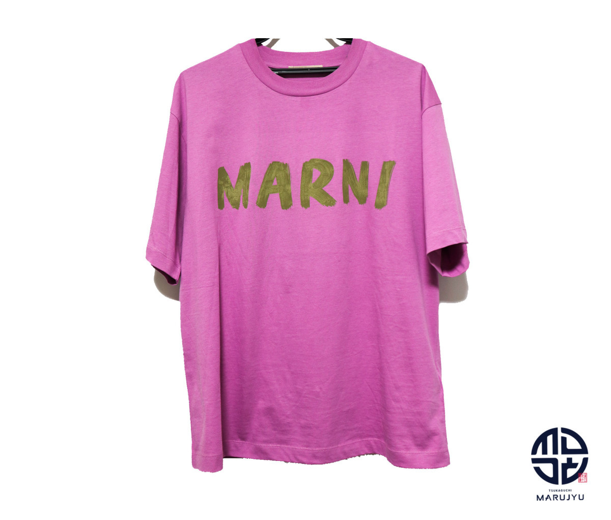MARNI マルニ ロゴ Tシャツ レディース 半袖 服 アパレル サイズ38_画像1