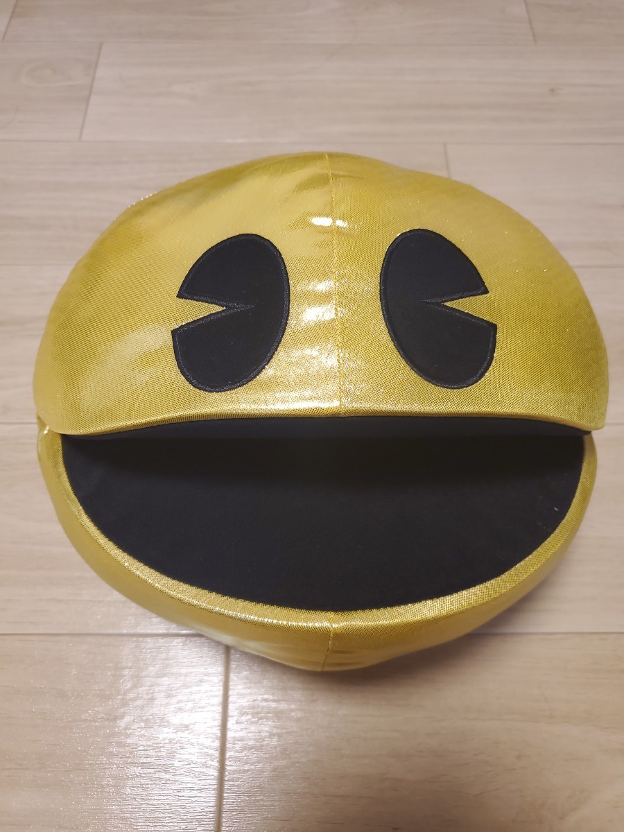 パックマン ゴールド 金ピカ キラキラBIGぬいぐるみ PAC-MAN