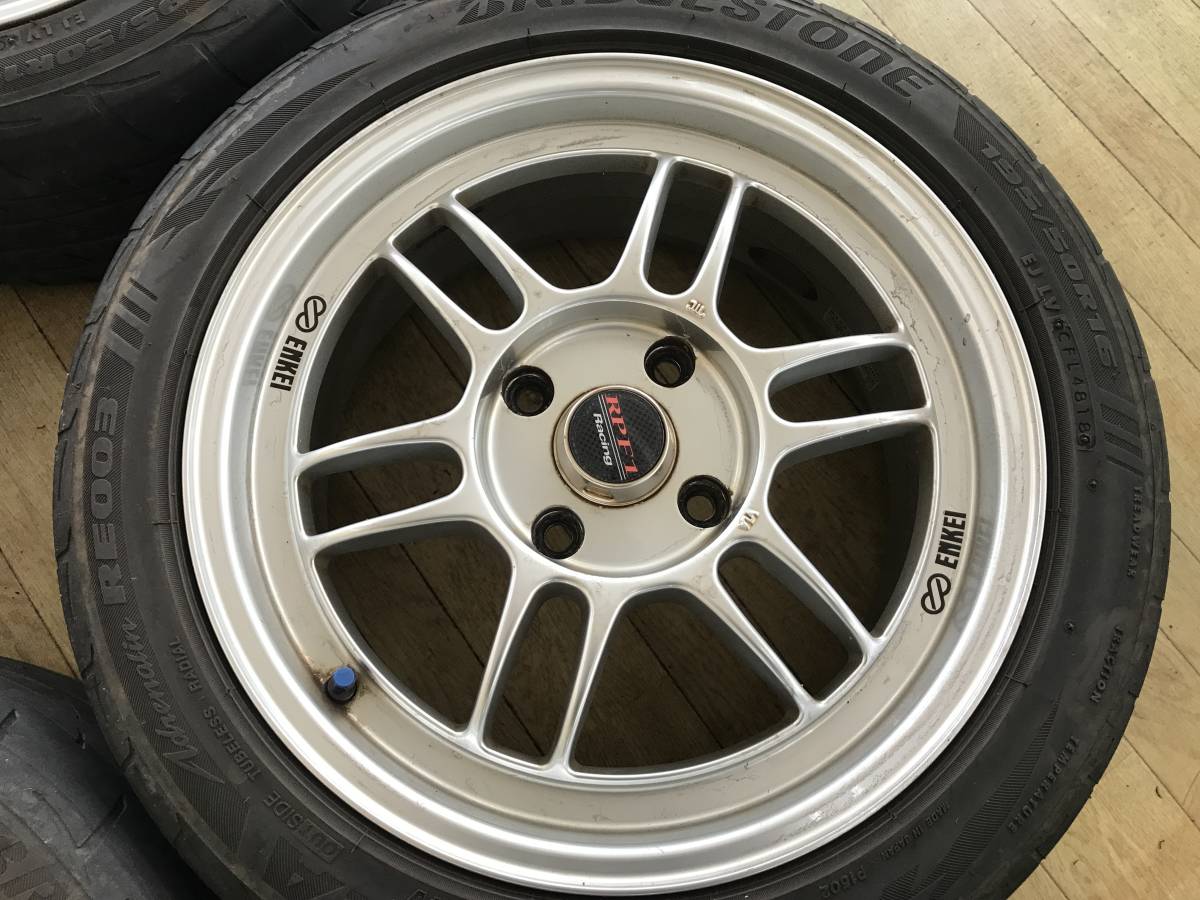 トヨタ 86外し エンケイ RPF1 テクノスポーツ PCD100×5H 4本 Yahoo!オークション - ENKEI RPF1 195/50R16 PCD114.3-4穴 7J+43