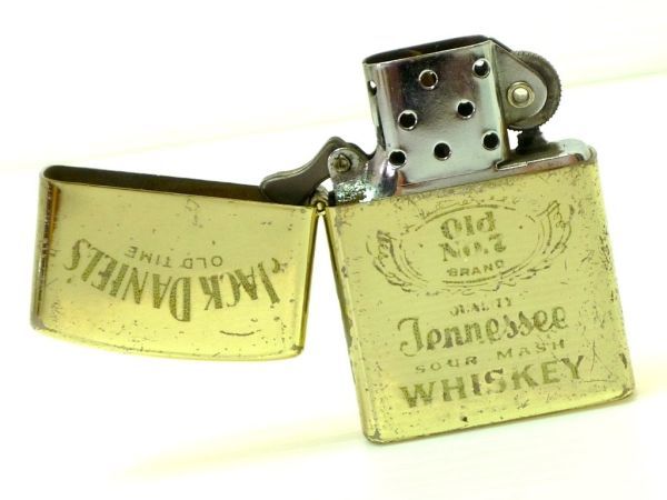 Jack Daniels Old No.7 BRAND ライター ジャックダニエル 金色 ゴールド ヴィンテージ マニア 必見 昭和レトロ お買得 定形外_92_画像8