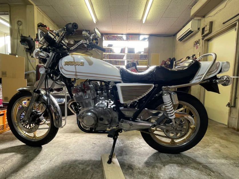 完全再現! GS400 仕様 GSX250E メッキ多数! 検) ザリ ゴキ GS 完全再現! GS400 仕様 GSX250E メッキ多数! 検) ザリ ゴキ GS
