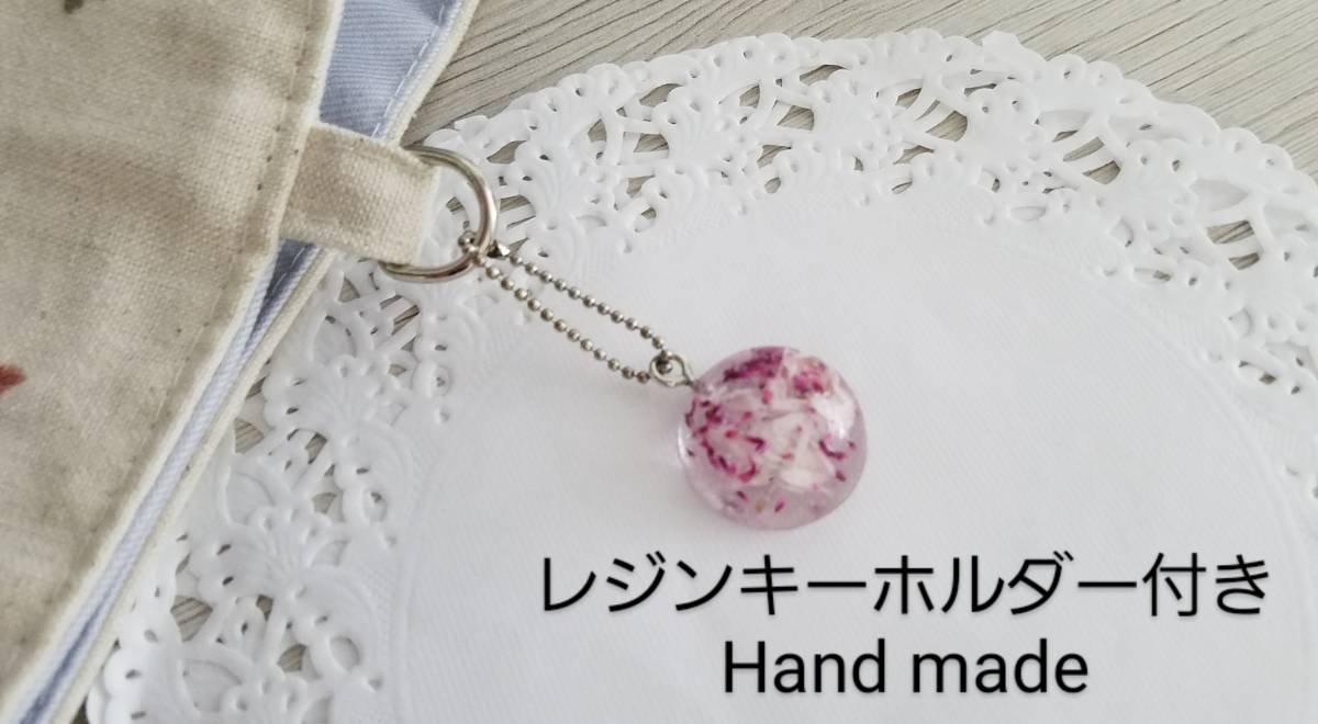 リネン　ボタニカルな花　手刺繍　ショルダーバッグ/サコッシュバッグ　ハンドメイド　ポーチ　合革ショルダー紐_画像3