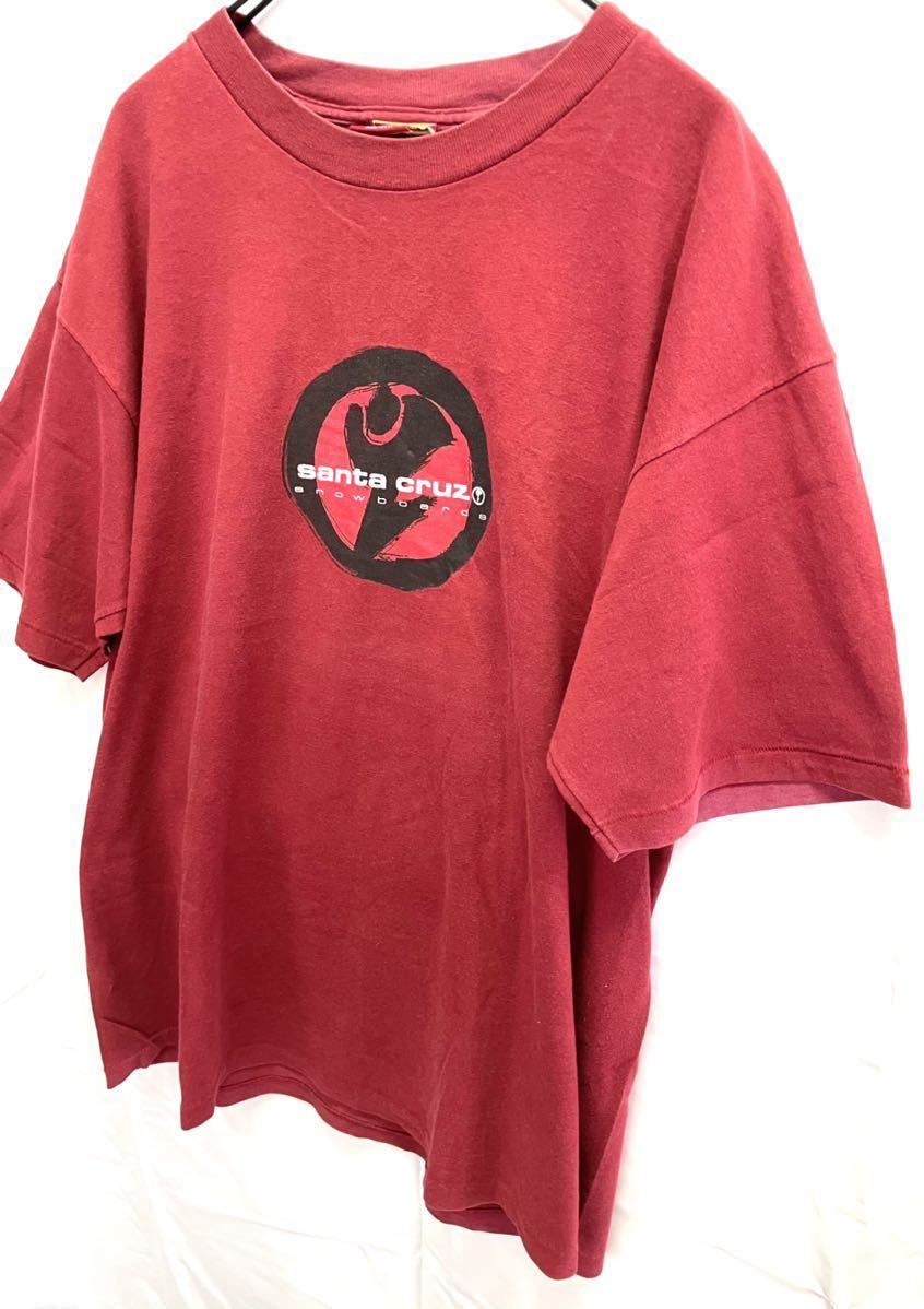 希少!! USA製!! santa cruz サンタクルーズ ロゴ tシャツ VINTAGE size XL NHCタグ ビンテージ_画像2