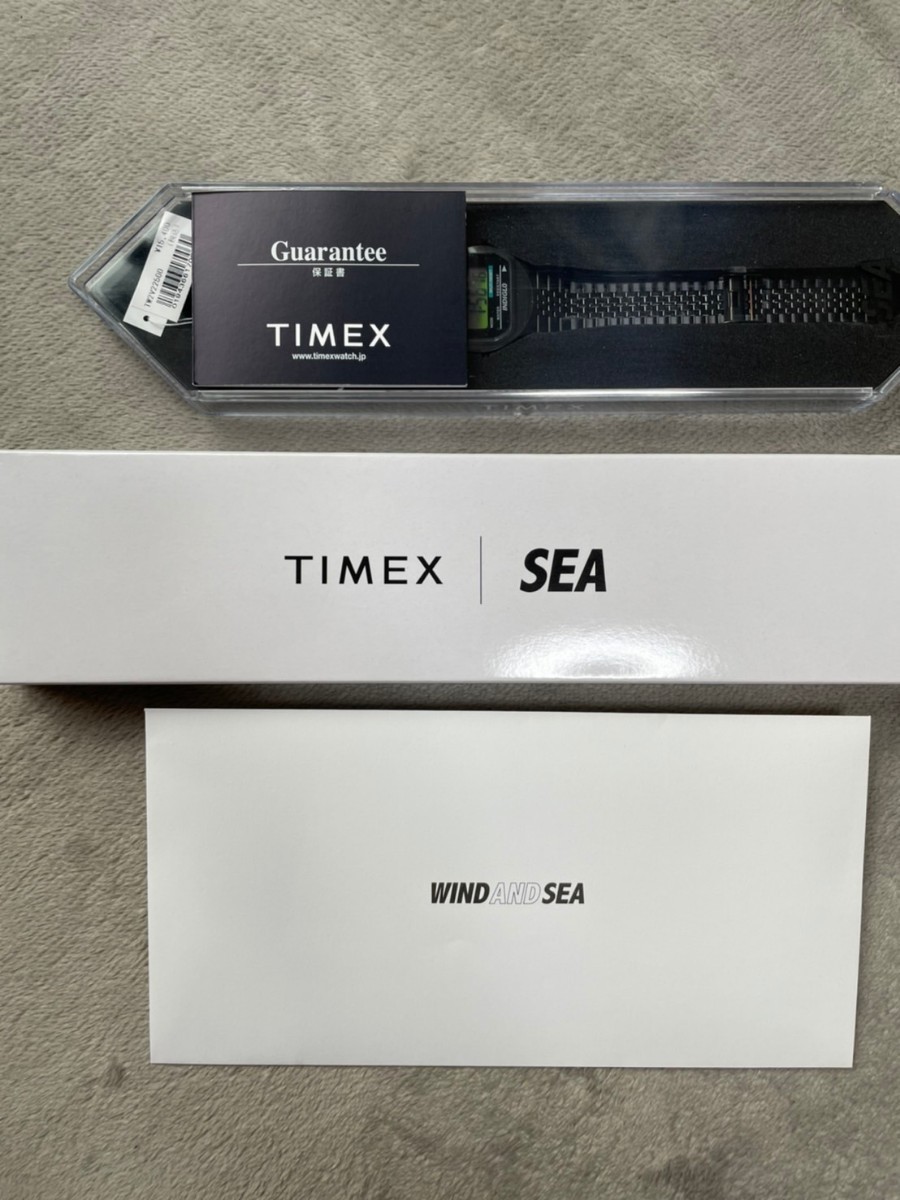 売り切れ必至！ TIMEX✖️wind and sea classic digital black kids