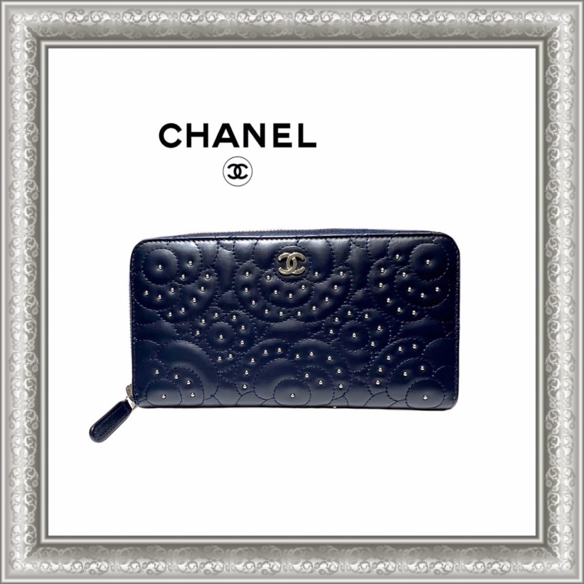時間指定不可 CHANEL シャネル カメリア ココマーク ラムスキン ...