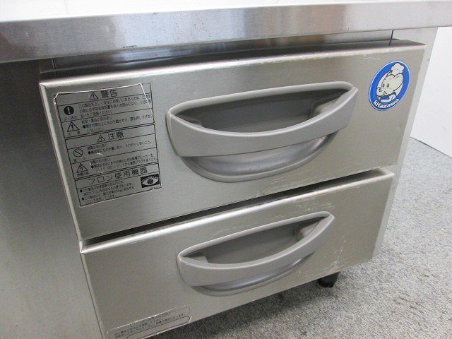 北沢産業 冷凍低ドロワーコールドテーブル KTBW-32FM3 中古 1 北沢産業 冷凍低ドロワーコールドテーブル KTBW-32FM3 中古 1