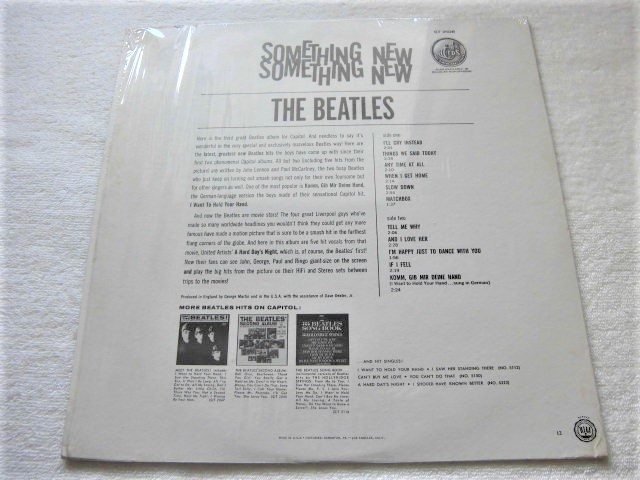 美品放出！シュリンク付 / The Beatles / Something New / Apple Records ST-2108 / 1971 / Producer George Martin / ビートルズ_画像2