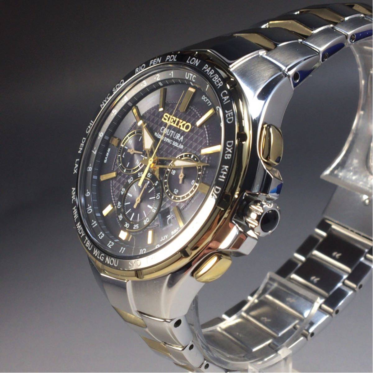 完全未使用 定価7.7万円 海外限定 SEIKO セイコー クロノグラフ