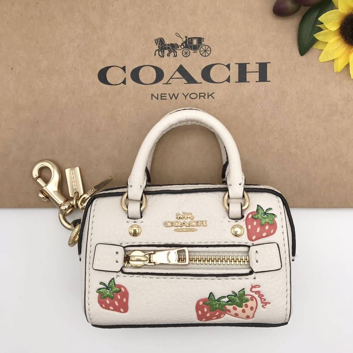 COACH 大人気 ローアン サッチェル バッグ チャーム ウィズ