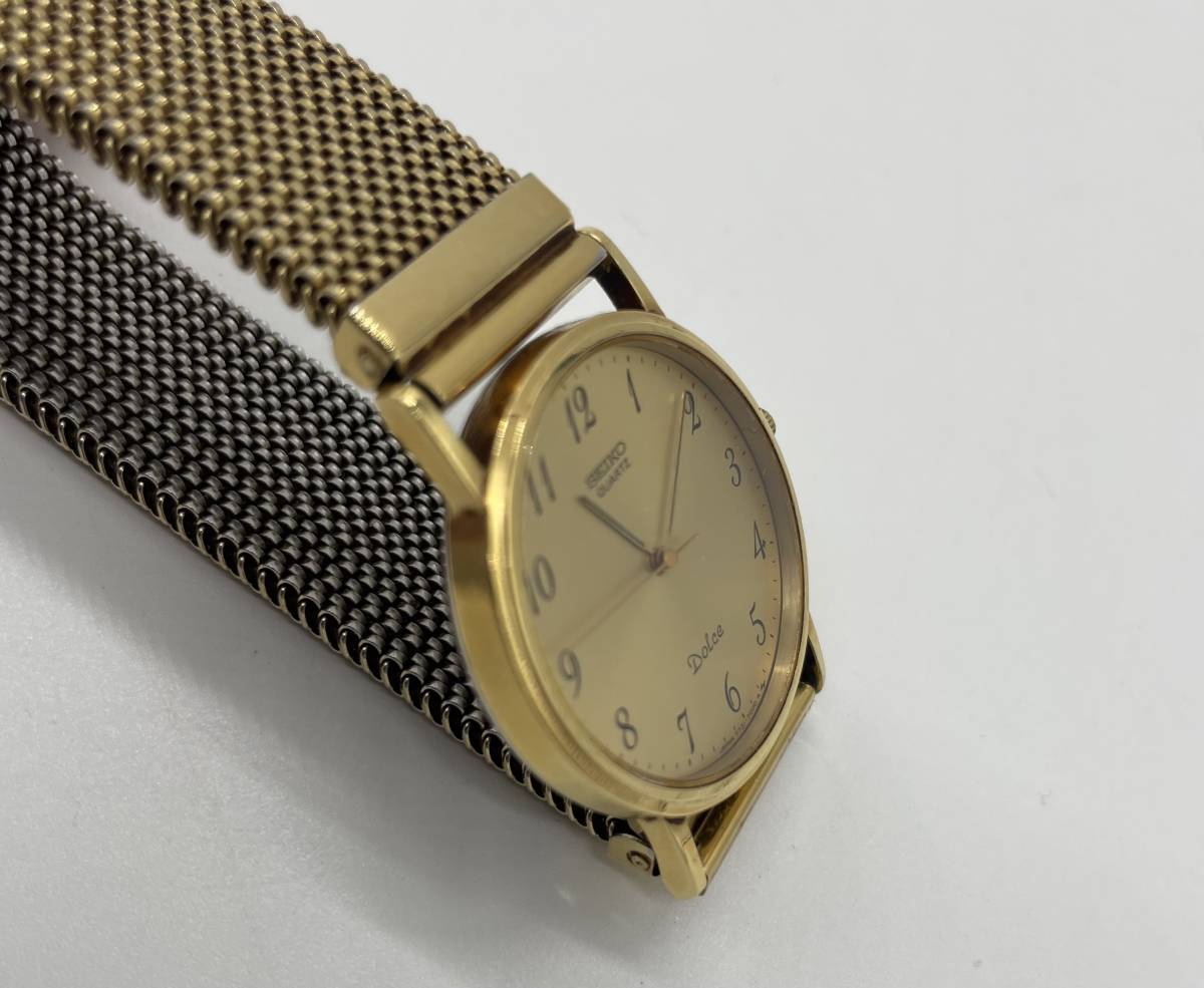 5875】SEIKO DOLCE セイコー ドルチェ 腕時計 7731-7000 14K BASE ST