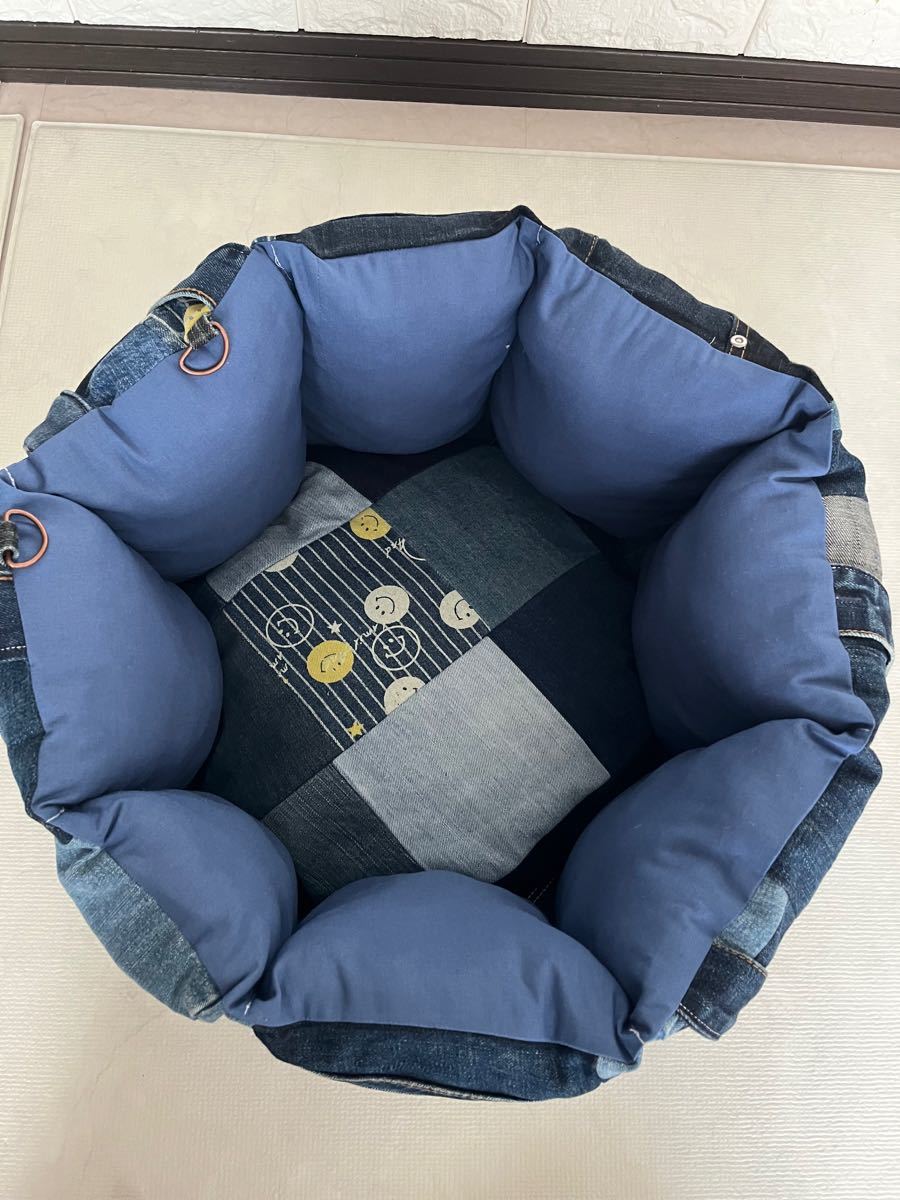 ペットベッド ドライブベッド デニムリメイク ハンドメイド ペットベッド ドライブベッド デニムリメイク ハンドメイド