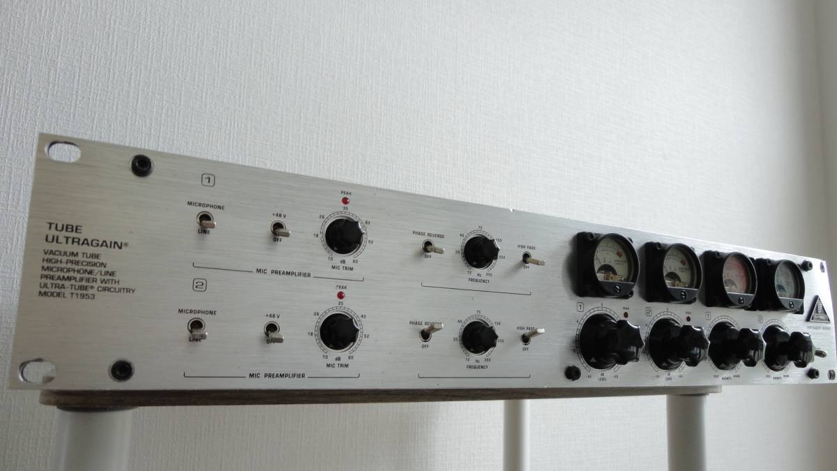 BEHRINGER ベリンガー 真空管 管球式 2chマイクプリアンプ TUBE