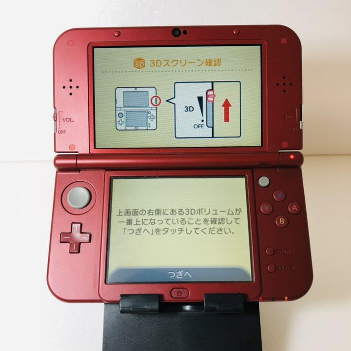 【美品・動作品】ニンテンドー New 3DS LL　メタリック　レッド