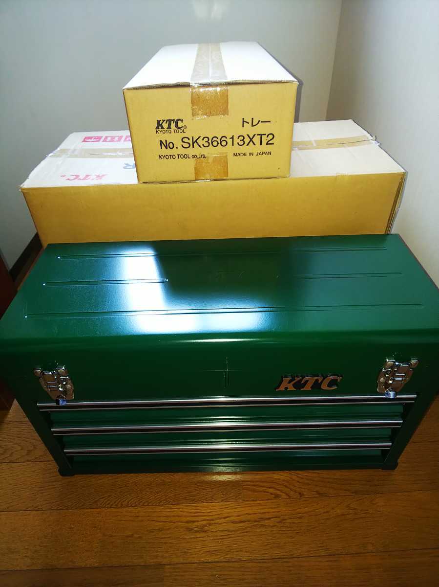 KTC 工具箱 グリーン 室内使用品