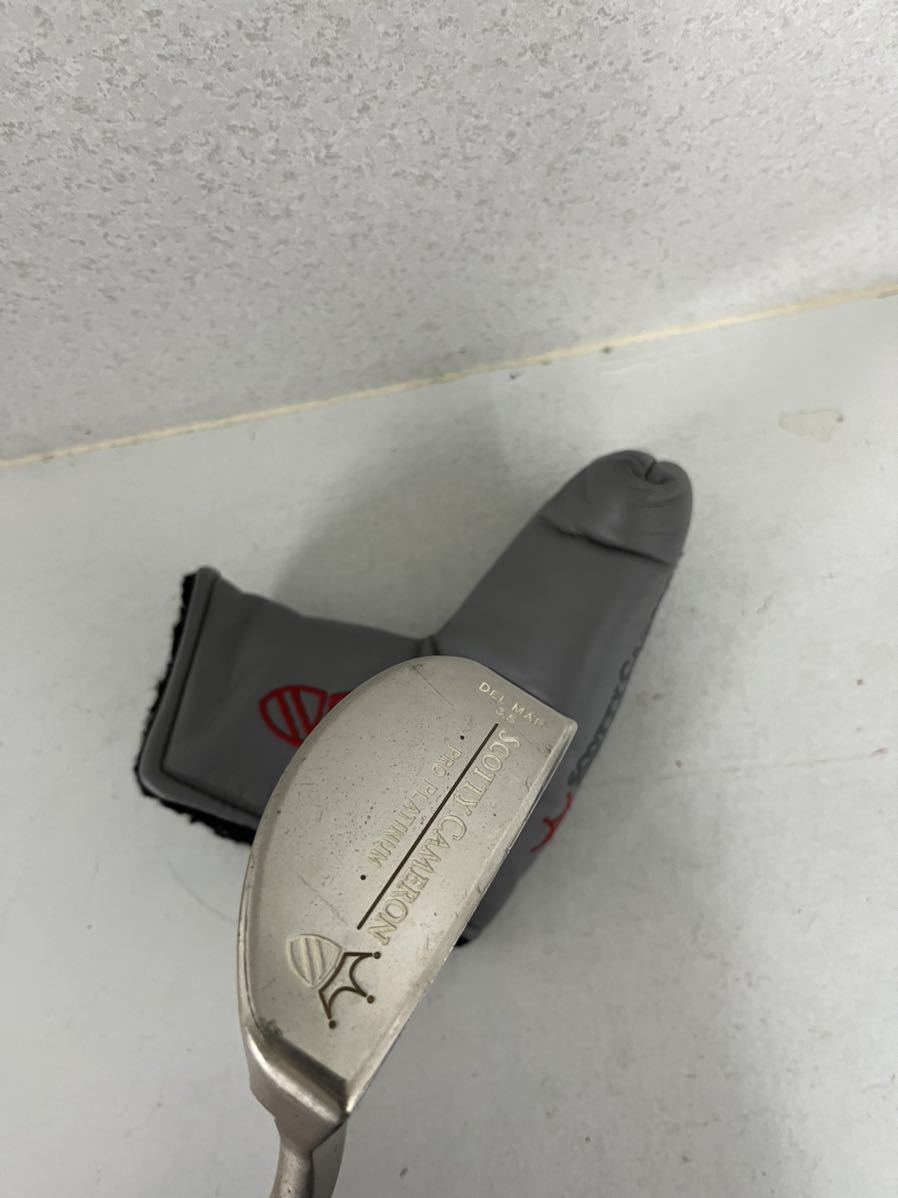 送料無料 希少 美品 SCOTTY CAMERON PRO PLATINUM DEL MAR 3.5 パター スコッティキャメロン プロプラチナム デルマー_画像1