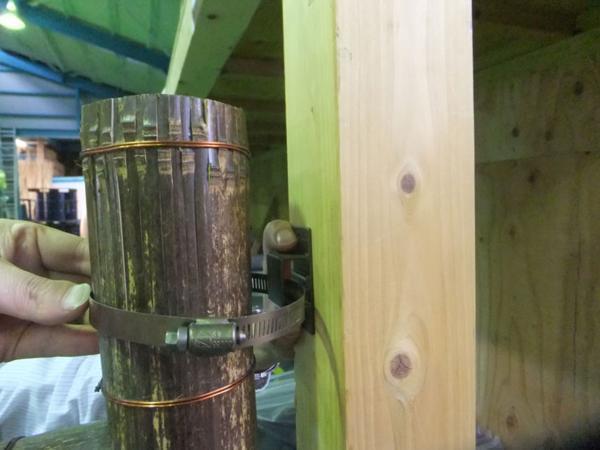 丸太二段黒穂建仁寺垣 幅700mm×高さ2250mm 造作高1630mm 国産天然 丸太二段黒穂建仁寺垣 幅700mm×高さ2250mm 造作高1630mm 国産天然