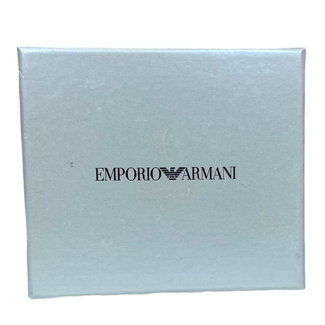 【未使用展示品】EMPORIO ARMANI エンポリオ アルマーニ カードケース 名刺入れ ロゴ レザー ブラック 黒_画像8