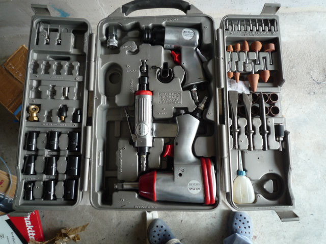 ヤフオク! - Air-Plus エアーツールセット 中古 動作確認済...
