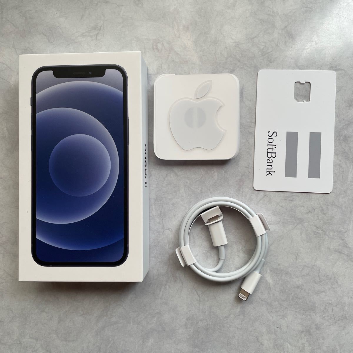 新品最安値 【純正充電ケーブル付】iPhone 12 mini 128GB 箱 www