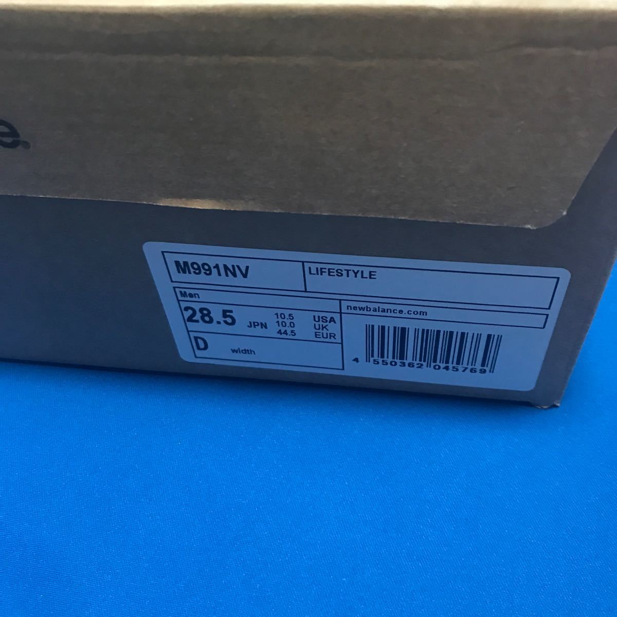 UK製 NEW BALANCE M991NV 28.5cm ニューバランス ネイビー 新品未使用