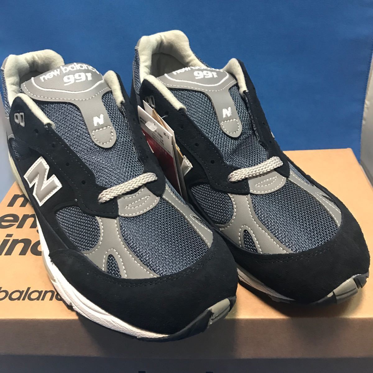 UK製 NEW BALANCE M991NV 28.5cm ニューバランス ネイビー 新品未使用