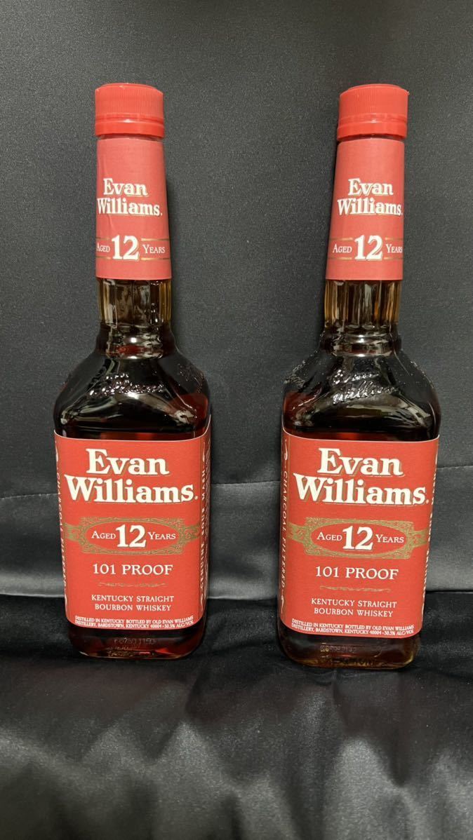 未開栓 Evan Williamsエヴァン ウィリアムス 12年 50.5%・750ml 2本