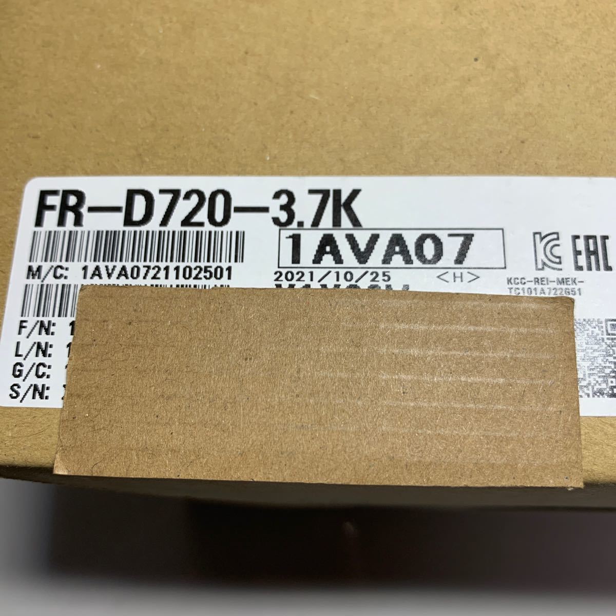 新品未開封 三菱電機 FR-D720-3.7K 1台 インバータ