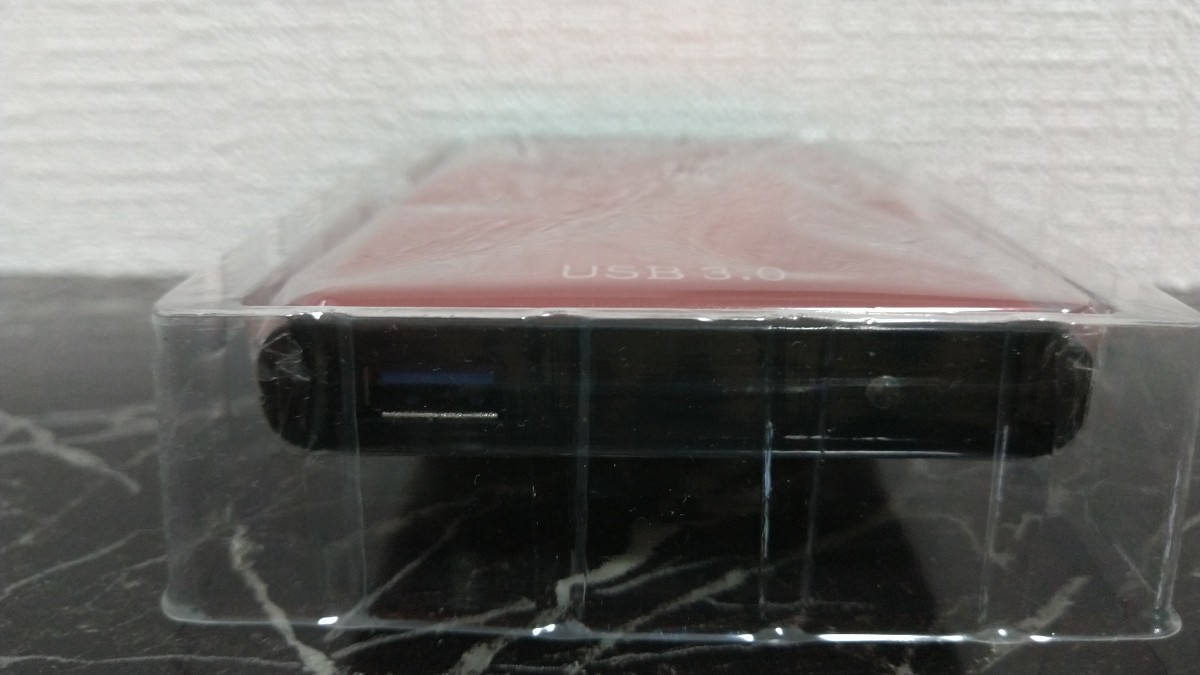 ハードディスクＨＤＤケース　【レッド】　USB3.0