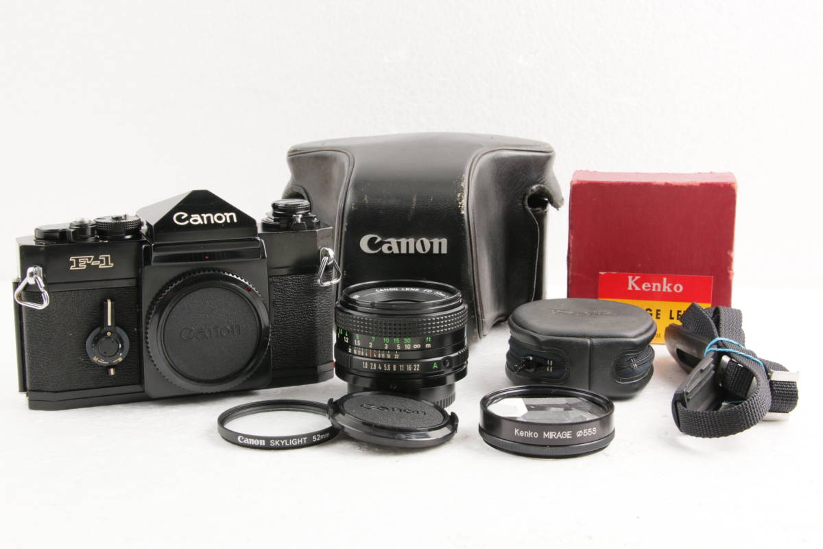 22/0382/ CANON F-1 アイレベル / NEW FD 50mm 1:1.8 / ミラージュ