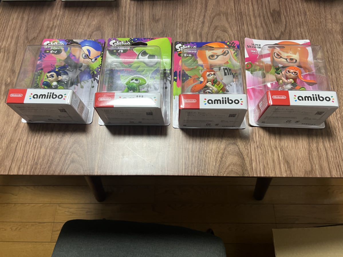 amiibo スプラトゥーン ガール ボーイ イカ スマッシュブラザーズ 在庫有ります スプラトゥーン イカ ガール ボーイ インクリング amiibo その他