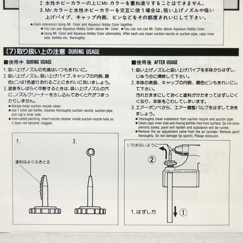 超珍品 取扱説明書 『プロスプレーMk-2』ホビー用エアー 超珍品 取扱説明書 『プロスプレーMk-2』ホビー用エアー