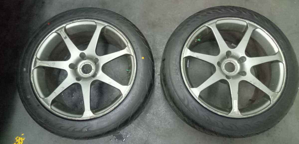 ヨコハマタイヤ AVS モデル7 社外ホイール 17インチ 9J 5穴 PCD114.3 +