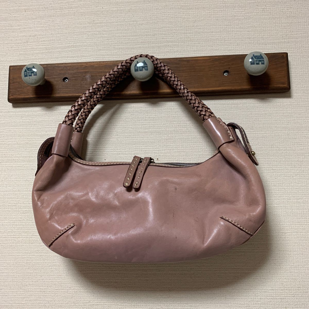 ショルダーバッグ ハンドバッグ パープル