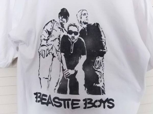 お宝　BEASTIE BOYS　ビースティボーイズ　オールド　ビンテージ　Tシャツ　フロッキー　逸品_画像3