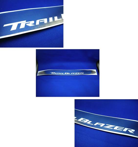 最後の１個です！ トレイルブレイザー 3rd ブレーキ ライト シール クローム色新品_TrailBlazer文字がカットされております。