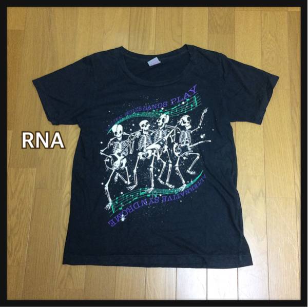 ■RNA■アールエヌエー スカル ロックバンドTシャツ: M☆TA-261_画像1