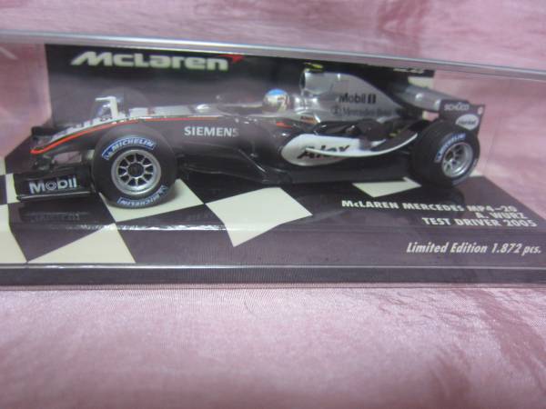 ミニチャンプス 1/43 マクラーレン メルセデス MP4-20 アレクサンダー・ヴルツ Test Driver 2005_画像2