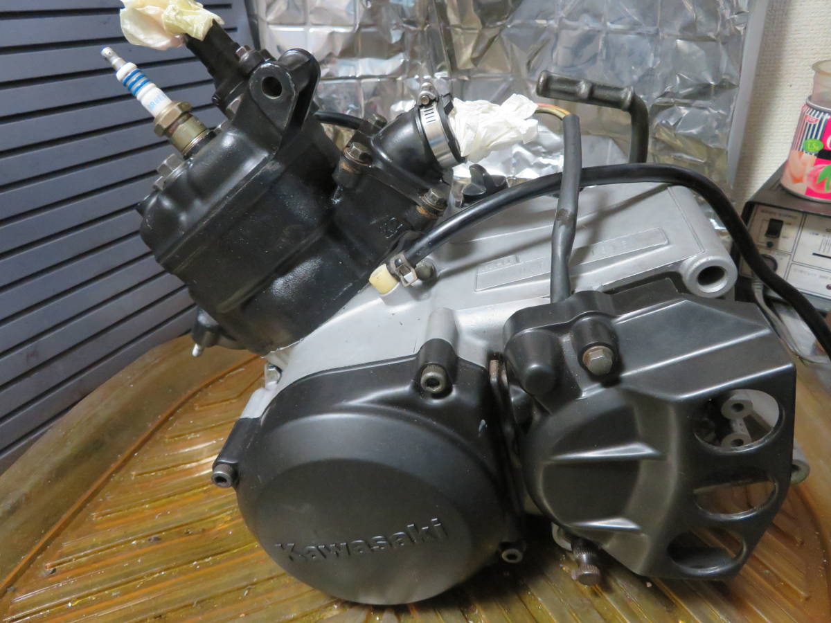 カワサキ KSR80 水冷 2ストローク 単気筒 予備OHエンジン 2