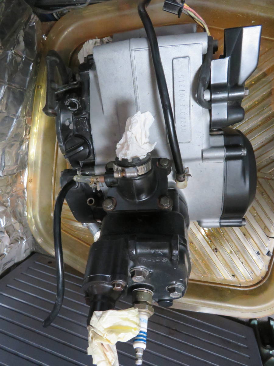 カワサキ KSR80 水冷 2ストローク 単気筒 予備OHエンジン 4