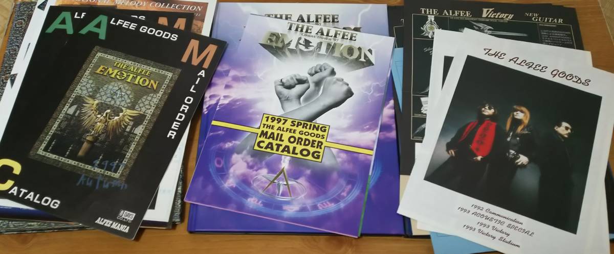 THE ALFEE ライブツアー パンフレット 1992/1993/1994/1995/1996 THE ALFEE ライブツアー パンフレット 1992/1993/1994/1995/1996