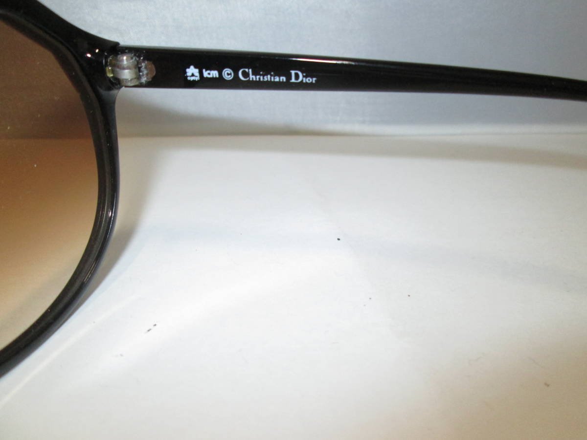 [1610]christian Dior Christian Dior Vintage солнцезащитные очки чёрный рама 