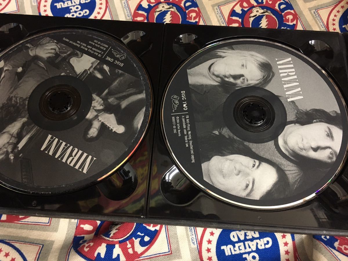 Nirvana★中古3CD+DVD国内盤「ニルヴァーナ～ウイズ・ザ・ライツ・アウト」_画像4