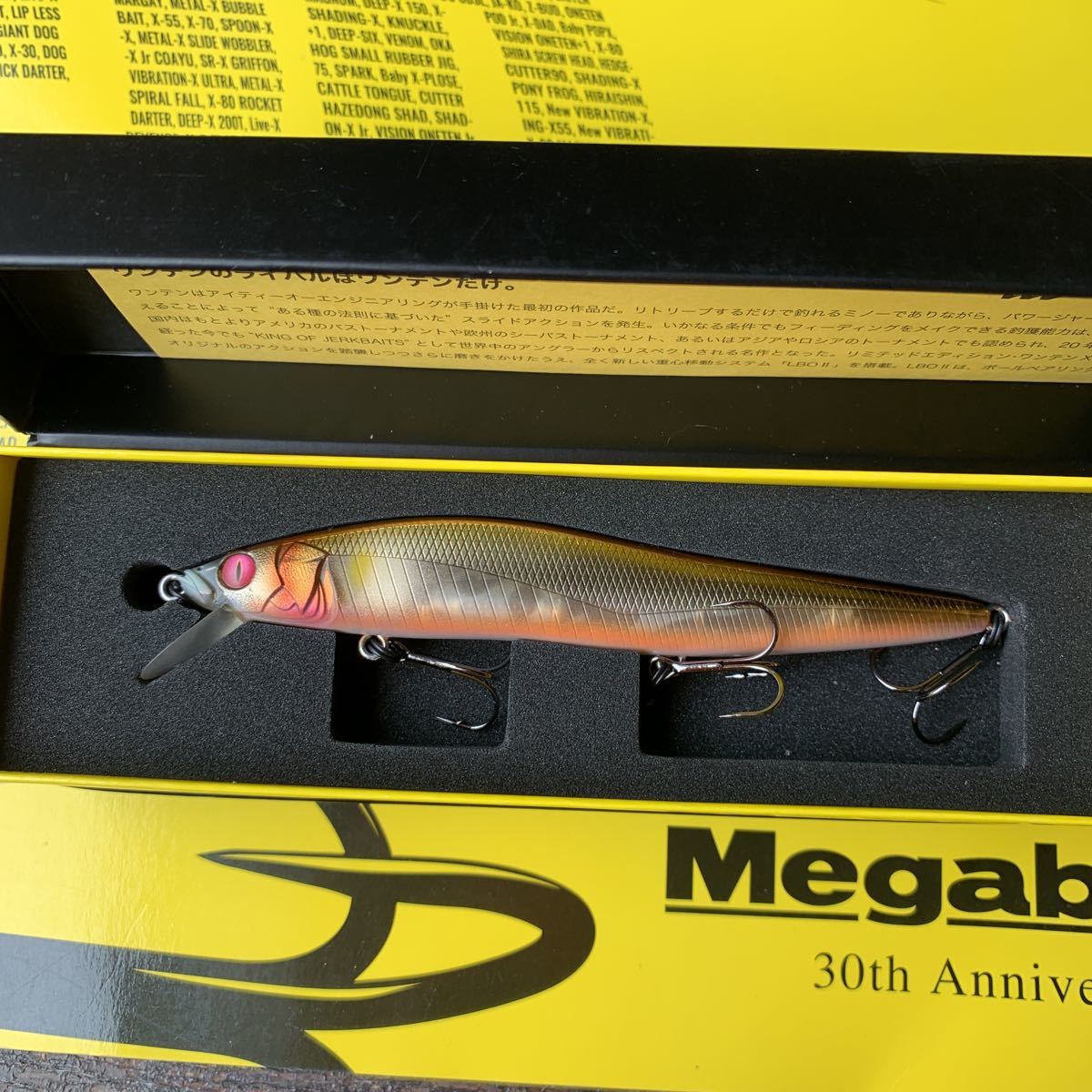 新品未使用】限定メガバス30th希少リミテッドワンテンXMegabass新品未