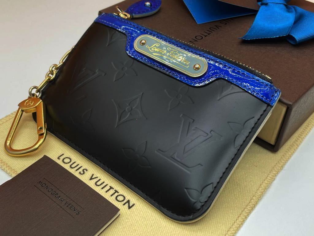 1円〜 超 LOUISVUITTON ヴェルニ ポシェットクレNM コインケース ルイ