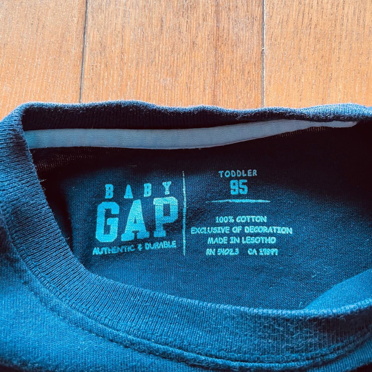 GAP ギャップ ベビー キッズ ポケット Tシャツ ネイビー 95